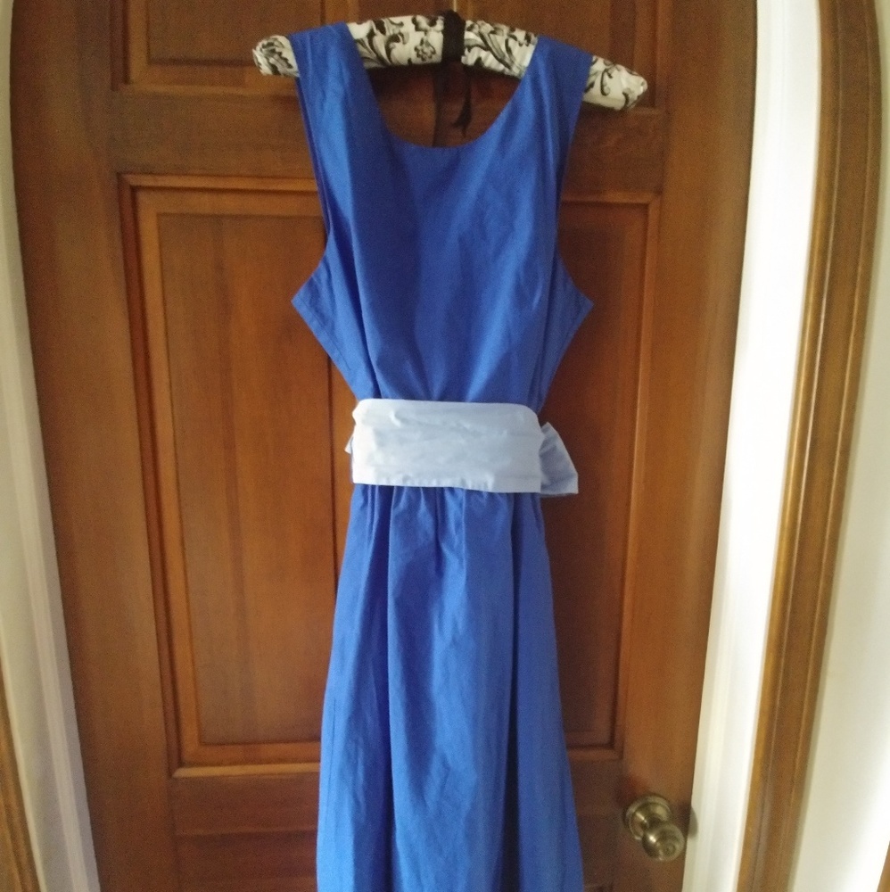 Sky blue dress